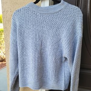 Universal Thread Blue White Knitted Sweater